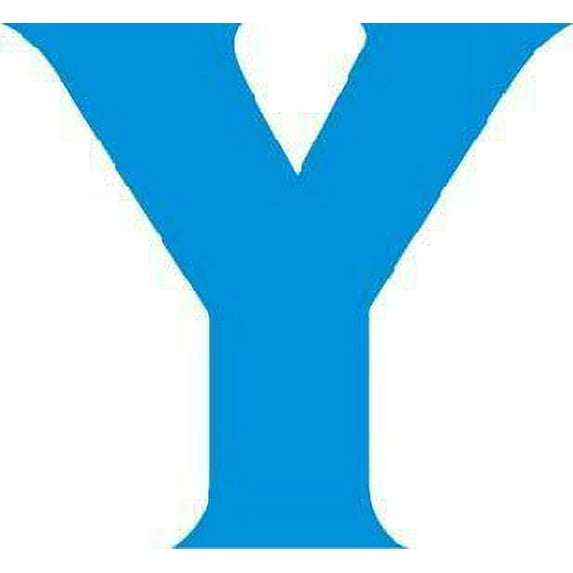 Classic Alphabetical Letter Y Stock Illustration Cartoon Character Wall Art Sticker Vinyl Decals Girls Boys Children Kids Room House Wall Decor Removable Sticker Peel and Stick (20x10 inch)