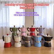 Classic Aluminum Moka Pot, Traditional Stovetop Espresso Coffee Maker, Greca Brewer for Italian Cuban Coffee, Easy to Use & Clean, Great for Home Brewing and Camping