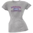 thumbnail image 1 of Classic American 1965 Funny Heather Grey Juniors Soft T-Shirt - X-Large, 1 of 1