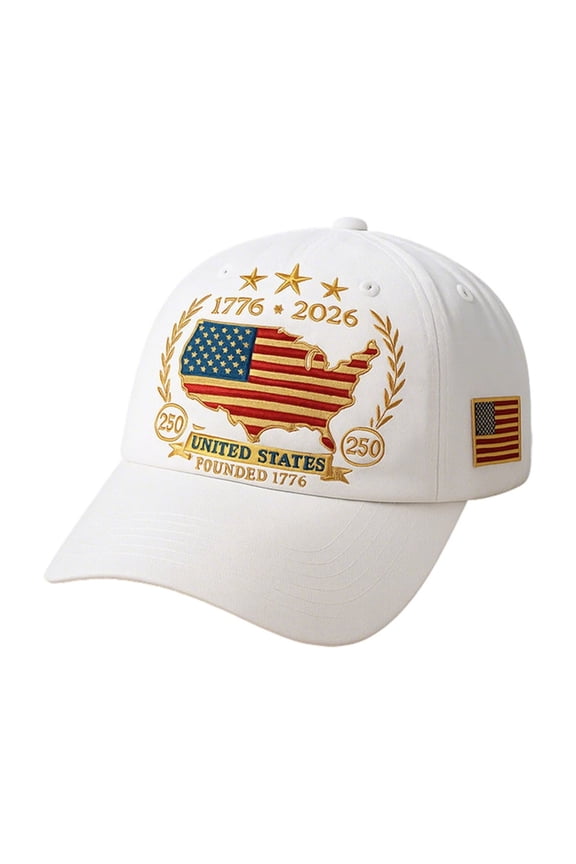 Classic American Flag Baseball Cap 250 Anniversary Hat Unisex, Soft Breathable Fabric with Vibrant Colors for Jogging Cycling Hiking A Great Choice for 4th of July Accessories and Summer Outfits