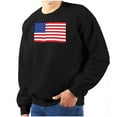 thumbnail image 1 of Classic American Flag USA Pride Sweatshirt for Men or Women Brisco Brands S, 1 of 6