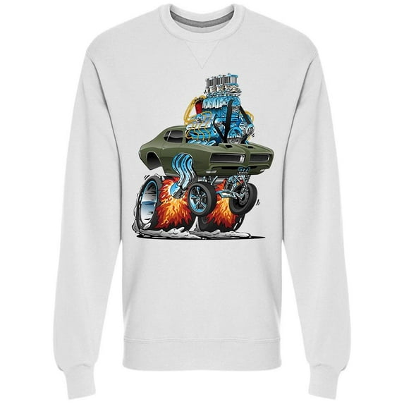 Classic American Muscle Car Sweatshirt Men -Image by Shutterstock, Male Medium