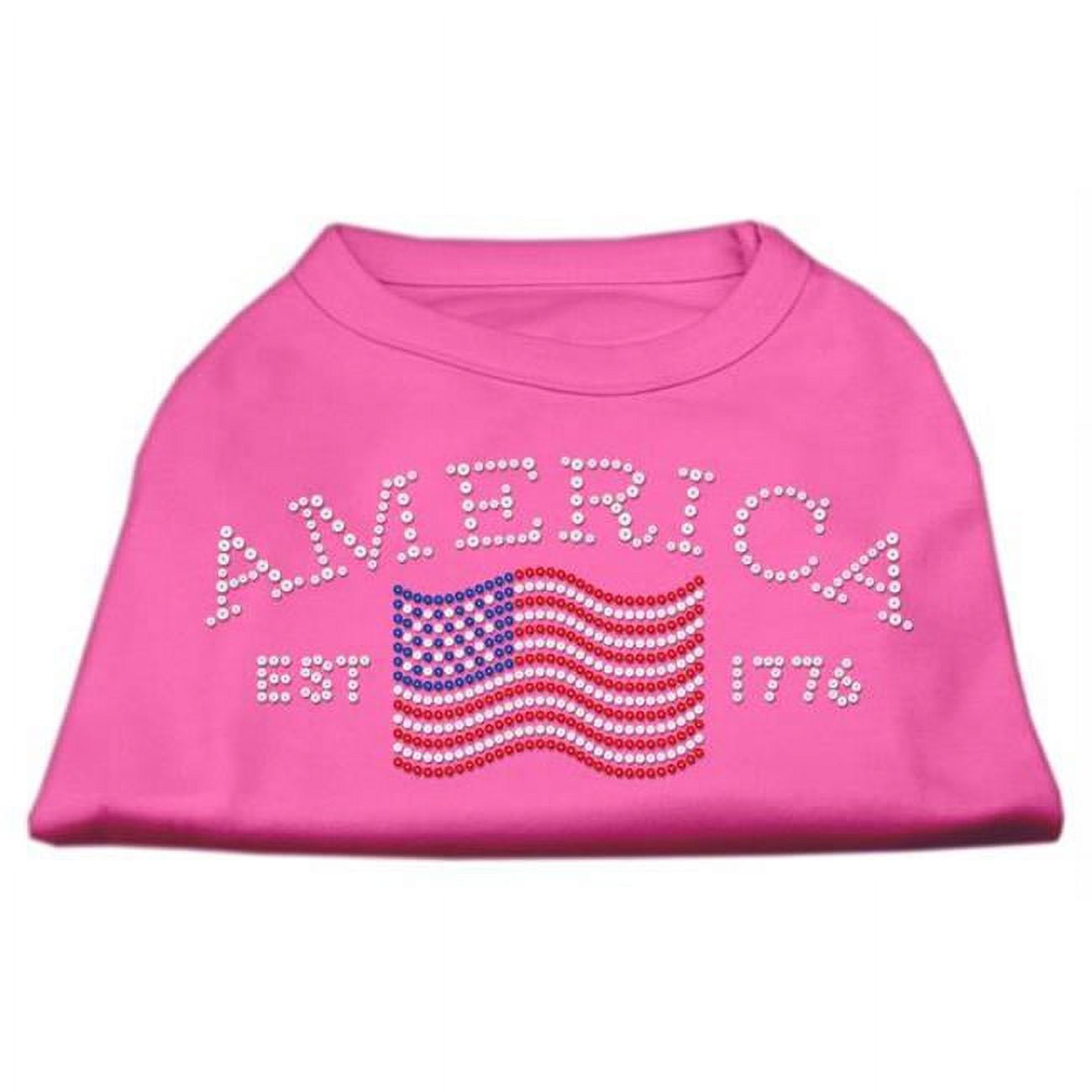 Classic American Rhinestone Shirts Bright Pink XXXL (20) - Walmart.com