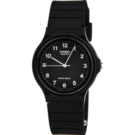 Classic Analog Water Resistant Watch w/ Resin Band - MQ24 - 10 Styles