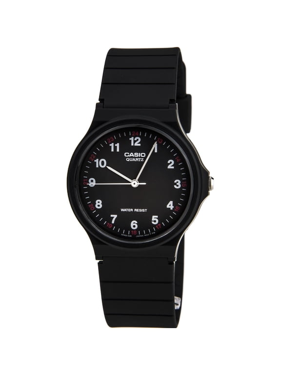 Classic Analog Water Resistant Watch w/ Resin Band - MQ24 - 10 Styles