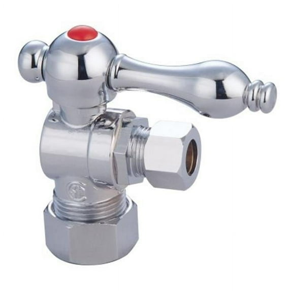 Classic Angle Stop with .62 in. OD Compression x .37 in. OD Compression