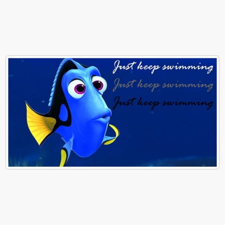 Classic Animated Character Movie Quote Vinyl Sticker
