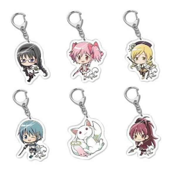Classic Anime Double-Sided Keychain Cosplay Acrylic Pendant Keyring