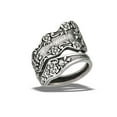 thumbnail image 1 of Classic Antique Spoon Ring Stainless Steel Band Gray Jewelry Female Male Unisex Size 7, 1 of 4
