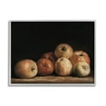 thumbnail image 1 of Classic Apple Vintage Still Life Food & Beverage Painting Gray Framed Art Print Wall Art, 1 of 7