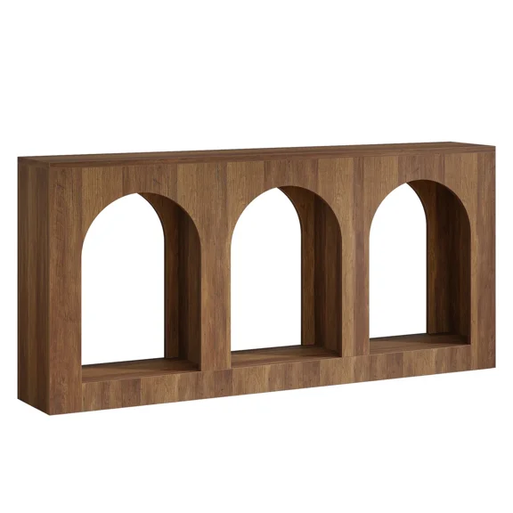 Classic Arched Side Table, Timeless Entryway Console Table (Table Only)