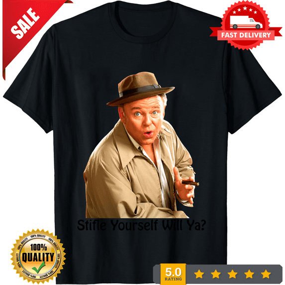 Classic Archie Bunker, All In The Family 70s Movie TV Show Series T Shirt Tee Gift New, NEW INSTOCK-TH70729