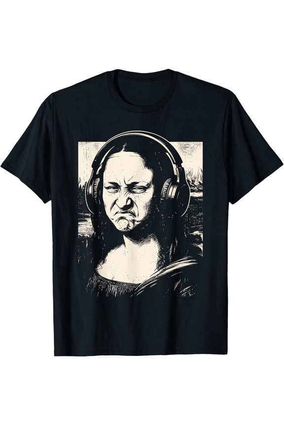 Classic Art Lady Bass Face Funny Music Lovers Djs Producers T-Shirt Unisex S-5XL Hot Trending Shirt Birthday Gift
