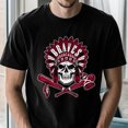 Classic Atlanta Baseball Mascot Shirt, Vintage Atlanta Mascot Skull