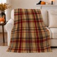 thumbnail image 1 of Classic Autumn Plaid Farmhouse Living Room Festive, Festive autumn celebration Scene, Warm Flannel Blanket for Ranch House and Living Room, Art Lovers autumn celebration Gift, Festive Home Decor, 1 of 9