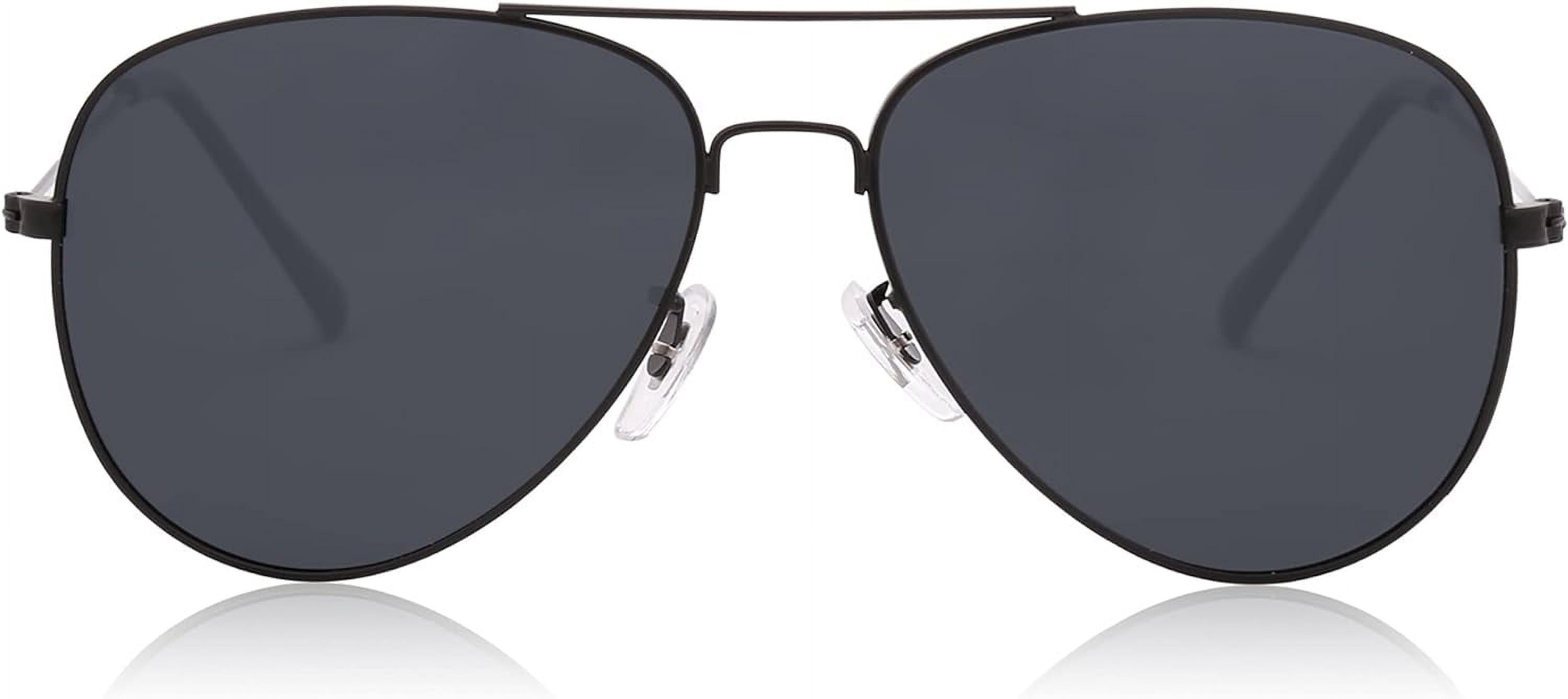 Classic Aviator Polarized Sunglasses for Men Women Retro Style Amazon.com: SOJOS Retro Thick Polarized Aviator Sunglasses  main image 2