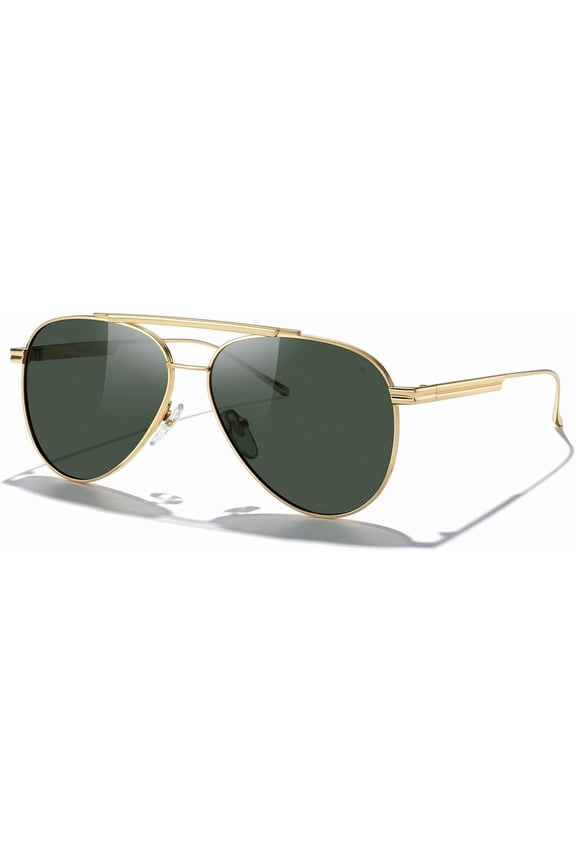 Classic Aviator Polarized Sunglasses for Women Men Retro Driving Shades UV400 Metal Sun Glasses
