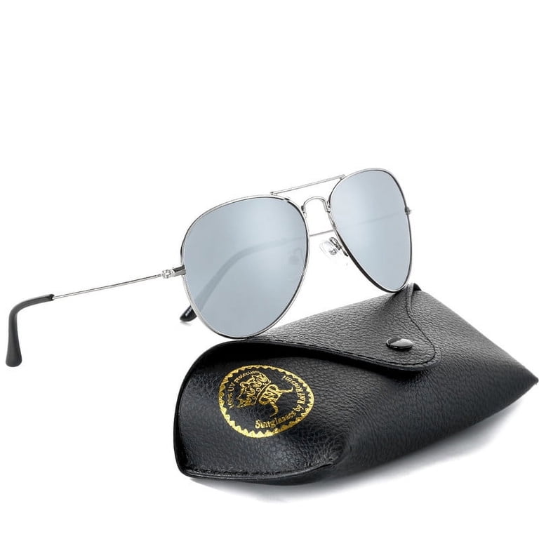 Classic Aviator Sunglasses Womens Polarized Shades for Men 
