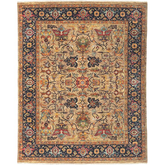 Surya Bursa BUR-9117 Chocolate, Beige 8' x 10' Rug