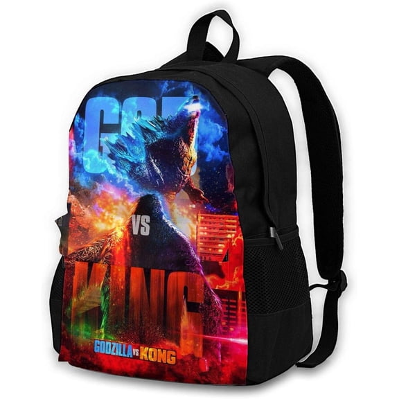 Classic Backpack College Bag Travel Bookbag Black For Women Men