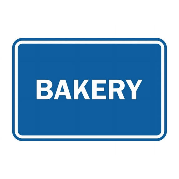 Classic Bakery Sign (Blue) - Medium
