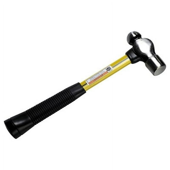 Classic Ball Pein Hammer, Fiberglass Handle, 13 In, Carbon Steel 20 Oz Head | Bundle of 5 Each