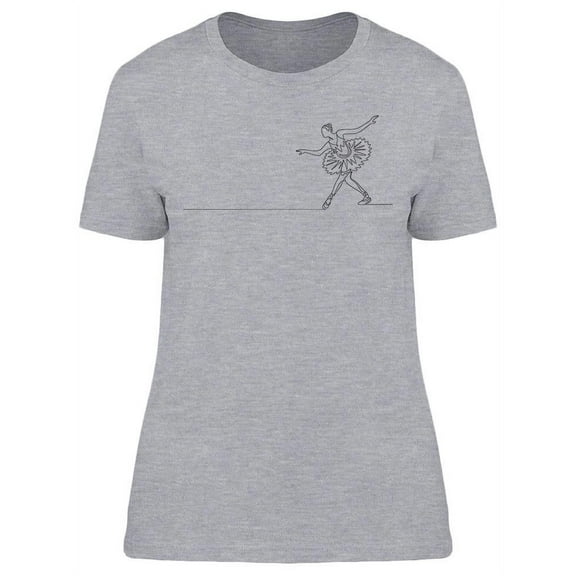 Classic Ballet Dancer T-Shirt Women -Image by Shutterstock, Female XX-Large
