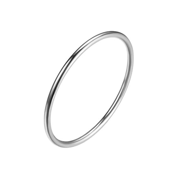 Classic Band Wedding Band, 1mm Stainless Steel Wedding Band Ring for Men Women, Waterproof Sizes 4-15, Comfort Bands, Mens Wedding Band Engagement Promise Ring