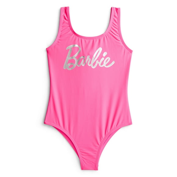 Classic Barbie Girls One Piece Swimsuit, Sizes 4-12