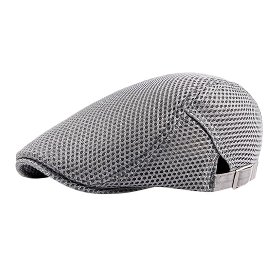 Classic Baseball Cap, Baseball Hat, FNGZ Men's Breathable Mesh Summer Hat, Newsboy Beret, Ivy Cap, Cabbie, Flat Cap