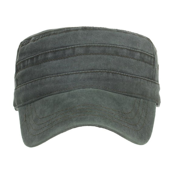 FNGZ Muslim Hat | a Hat | Washed Cotton Caps Cadet Caps Unique Design Vintage Flat Top Cap