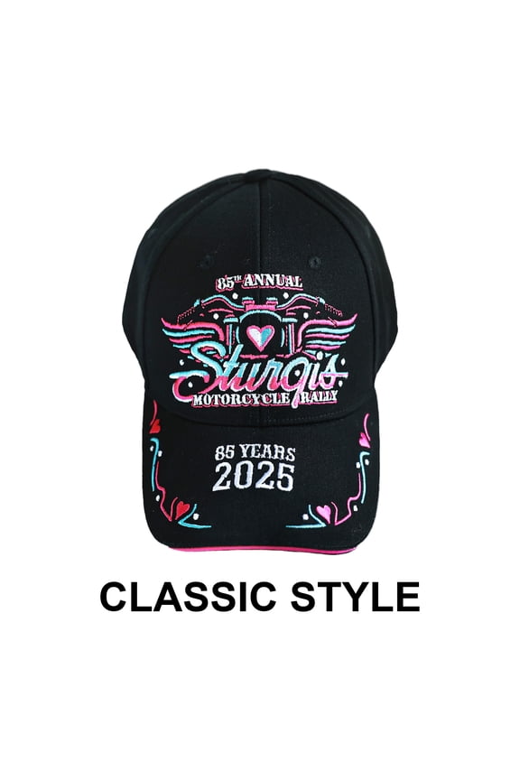 Classic Baseball Cap Motorcycle Rally Cap Athletic Hat Unisex One Size Adjustable