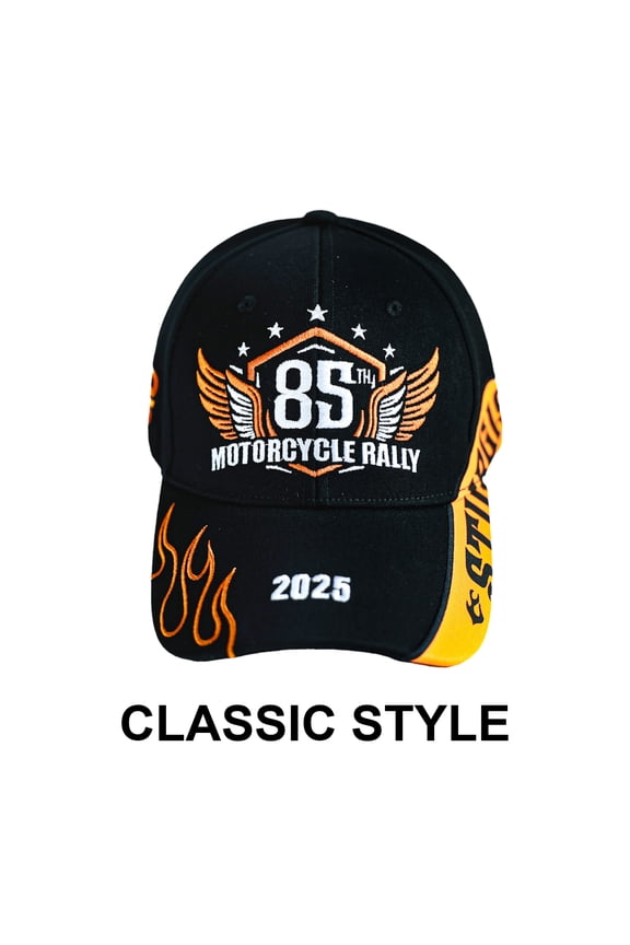 Classic Baseball Cap Motorcycle Rally Cap Athletic Hat Unisex One Size Adjustable