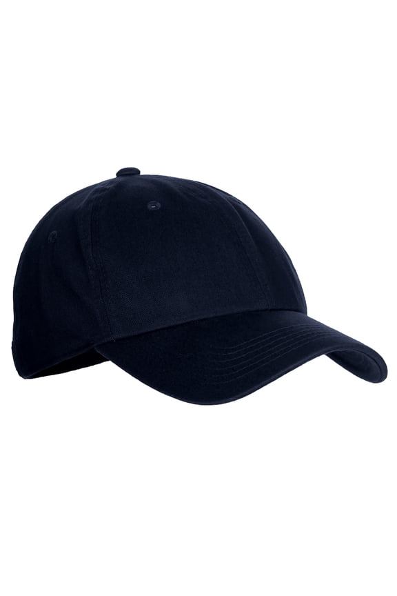 Classic Baseball Youth Kid Dad Hat Plain Cotton Low Profile Adjustable Cap - Navy, 10 yrs - 18 yrs