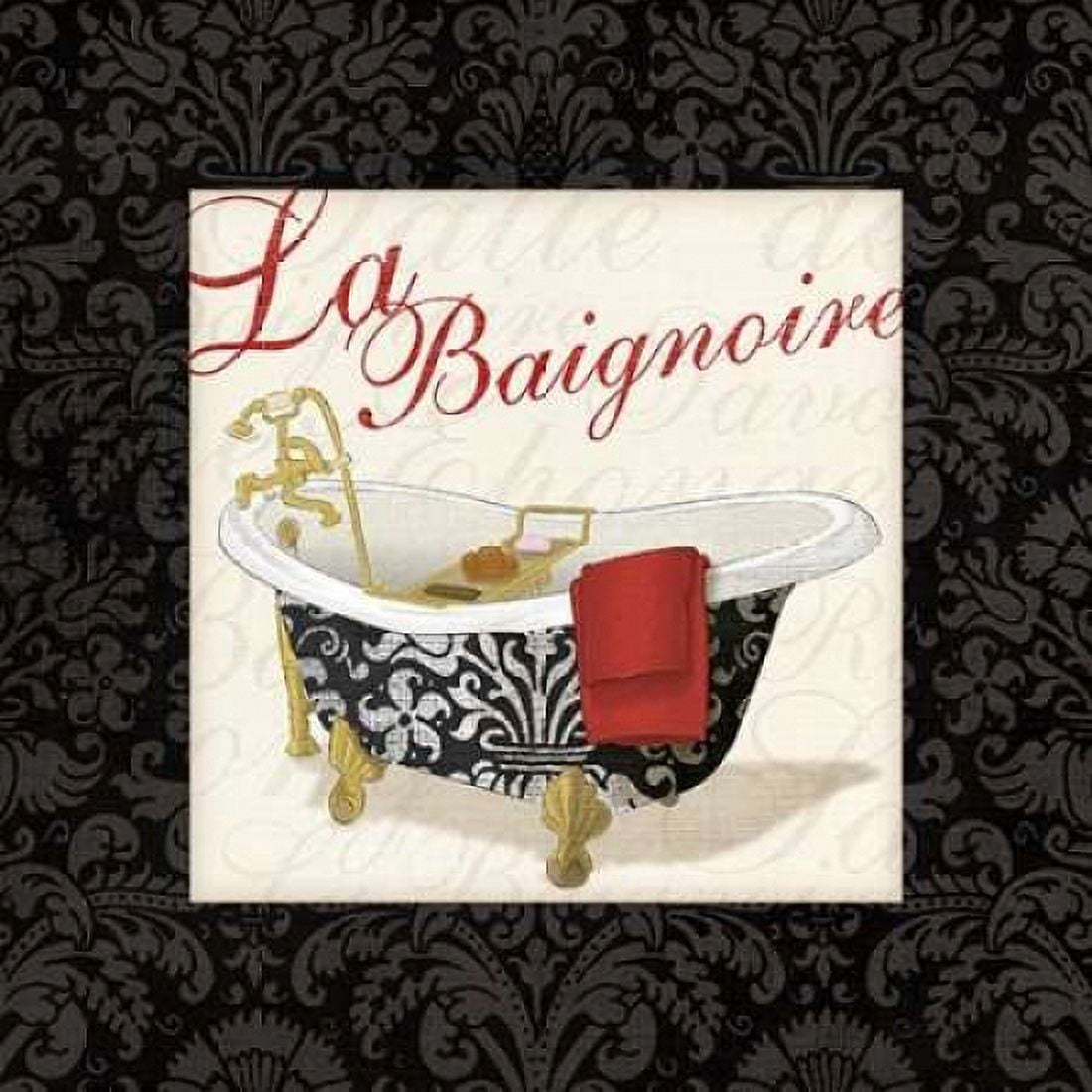 Classic Bathtub Canvas Art - N Harbick (24 x 24)