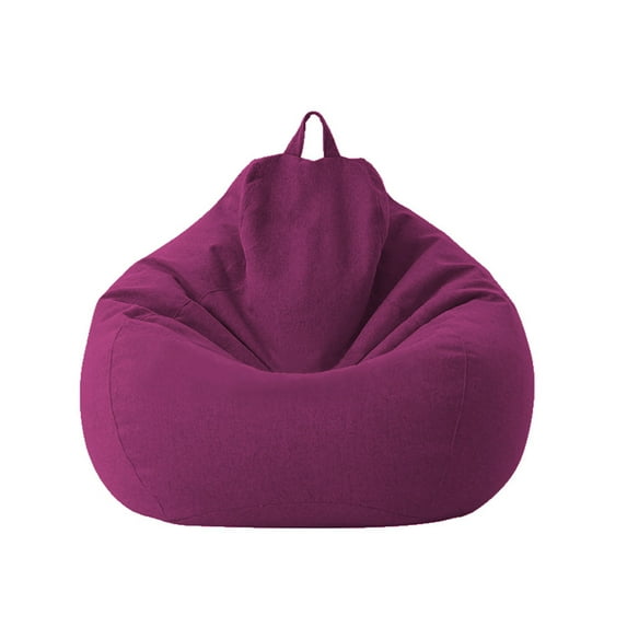 Classic Bean Bag Chair Sofa Cover, Lazy Lounger Bean Bag Storage Chair Cover for Adults and Kids without Filling