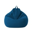 thumbnail image 1 of Classic Bean Bag Chair Sofa Cover, Lazy Lounger Bean Bag Storage Chair Cover for Adults and Kids without Filling, 1 of 4