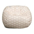 thumbnail image 1 of Big Joe Classic Bean Bag Chair for Kids Bedroom and Reading Nook, Easy-Clean Mini Clouds Oat, Durable Nylon Polyester Blend, 2 feet Refillable, 1 of 8