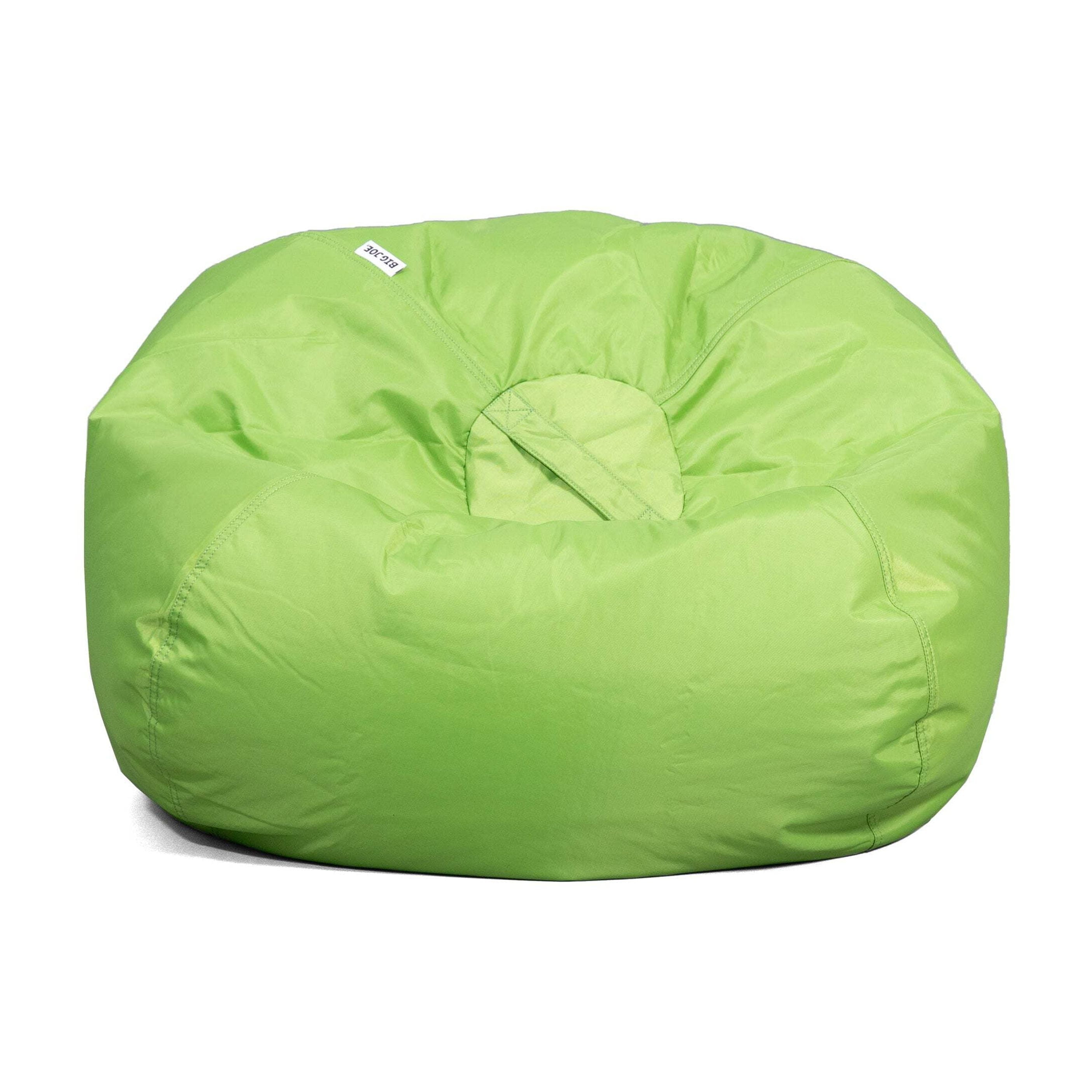 Spicy Lime Polyester Blend Classic Bean Bag Chair
