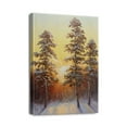 thumbnail image 1 of Classic Beauty of 12x16 Vintage Forest Sunset Oil Painting - Unique Wall Art Print for Home & Office Decor, 1 of 7