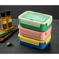 thumbnail image 1 of Classic Bento Box Adult Lunch Box - Leakpoof 1100ML inner tank 3-Compartment Containers for Adults and Teens, Built-in Utensil Set, Ideal for On-the-Go Balanced Eating, 1 of 8