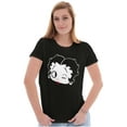 thumbnail image 1 of Classic Betty Boop Cartoon Head Wink Women's T Shirt Ladies Tee Brisco Brands S, 1 of 5