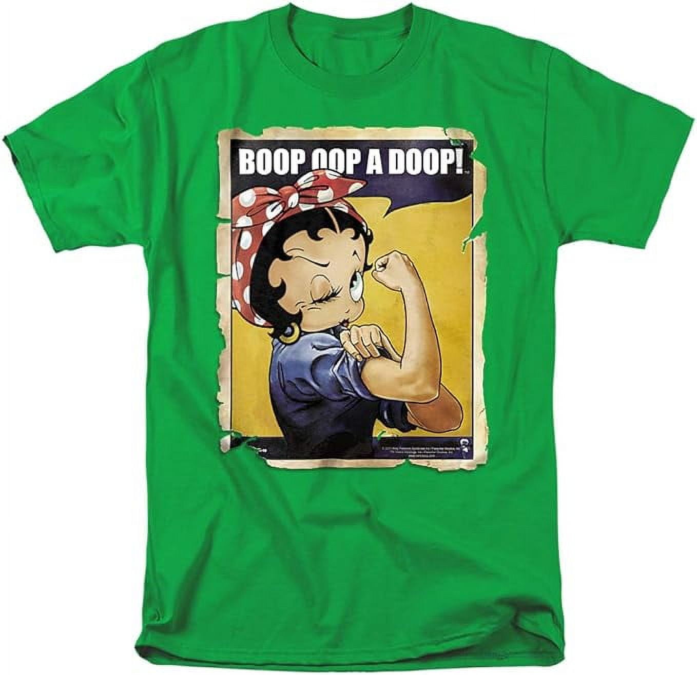 Classic Betty Boop Rosie The Riveter Boop OOP a Doop! T Shirt For Men ...