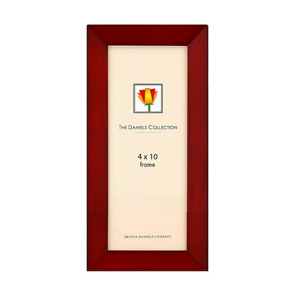 Classic Bevelled styling in dark walnut 4x10 panoramic by Dennis Daniels - 4x10