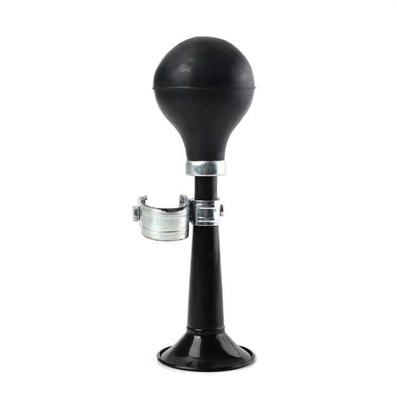 Classic Bicycle Air Horn, Loud Retro Rubber Squeeze Bugle Horn with Chrome Handlebar for Biking Accessories,Black