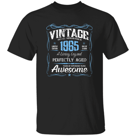 Classic Birthday Made In 1965 61 Years Old 61St Bday Decorations Vintage T-Shirt