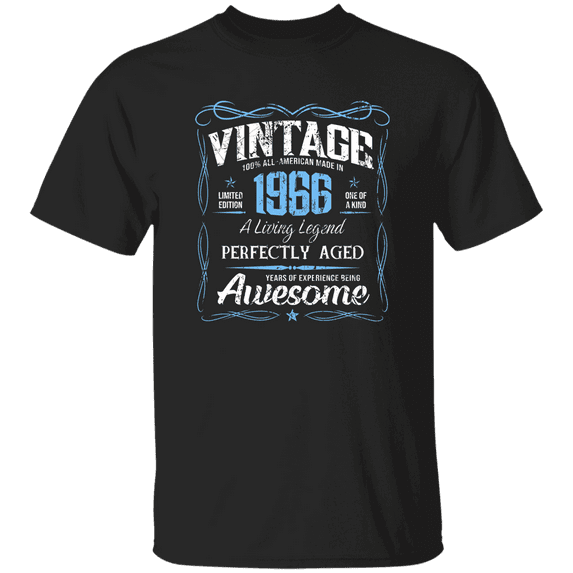 Classic Birthday Made In 1966 60 Years Old 60Th Bday Decorations Vintage T-Shirt