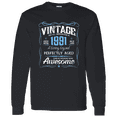 thumbnail image 1 of Classic Birthday Made In 1991 35 Years Old 35St Bday Vintage Decorations Long Sleeve Shirt, 1 of 3