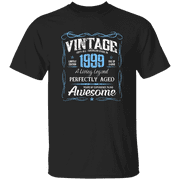 Classic Birthday Made In 1999 27 Years Old 27Th Bday Decorations Vintage T-Shirt