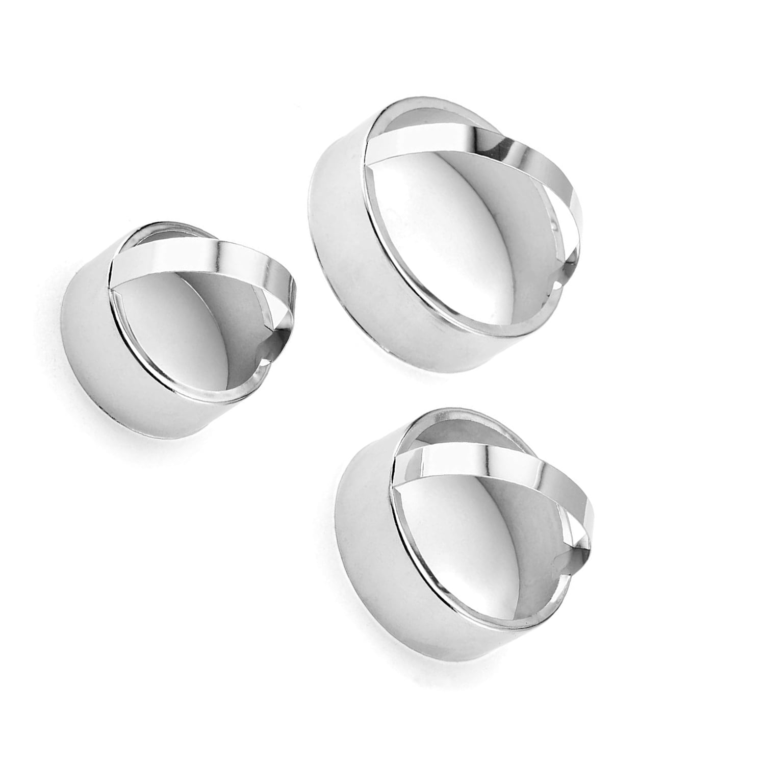 Classic Biscuit Cutters (Stainless Steel, Set of 3)